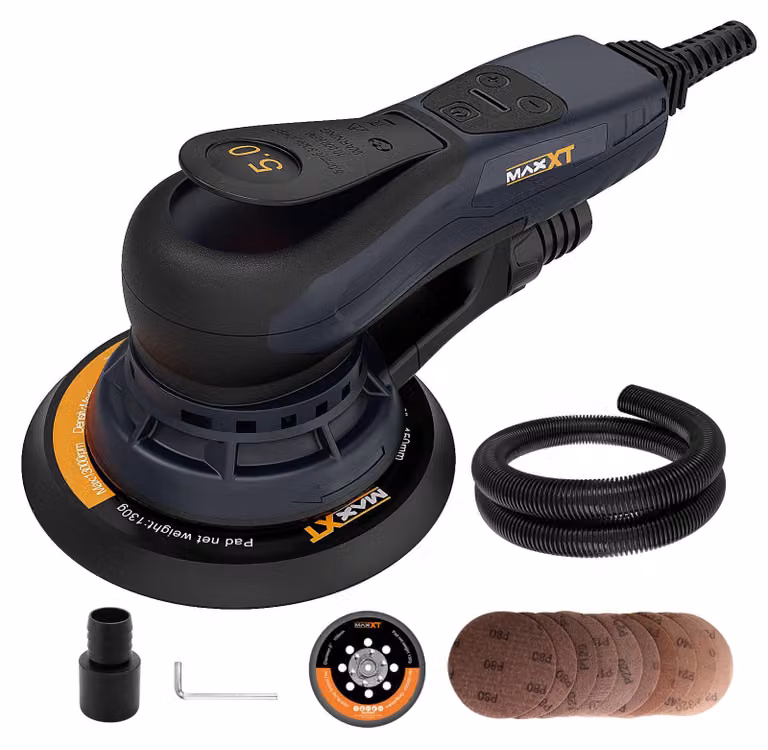 Levigatrice orbitale da 150 mm - Motore brushless - Potenza 350 W - Ideale per levigature di precisione