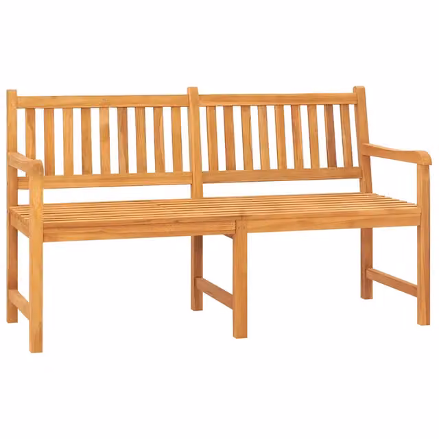 Panca Giardino 3 Posti con Tavolino 150 cm Legno Massello Teak 316631