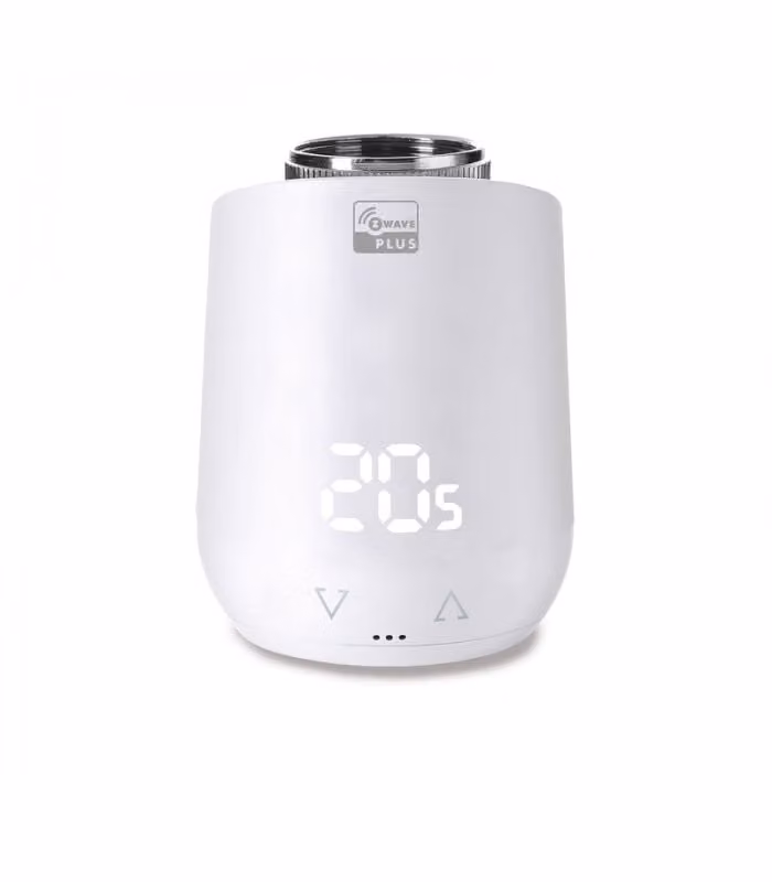 Termostato per radiatori Z-Wave Plus con display LED e modalità risparmio energetico