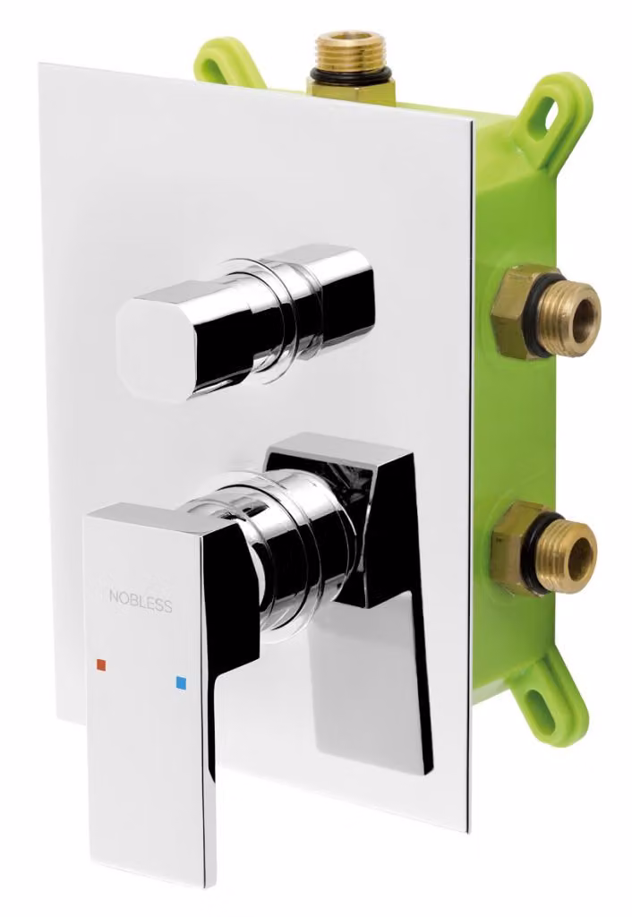 Miscelatore monocomando per doccia Novaservis Nobless Edge cromo BOX36051RX,0