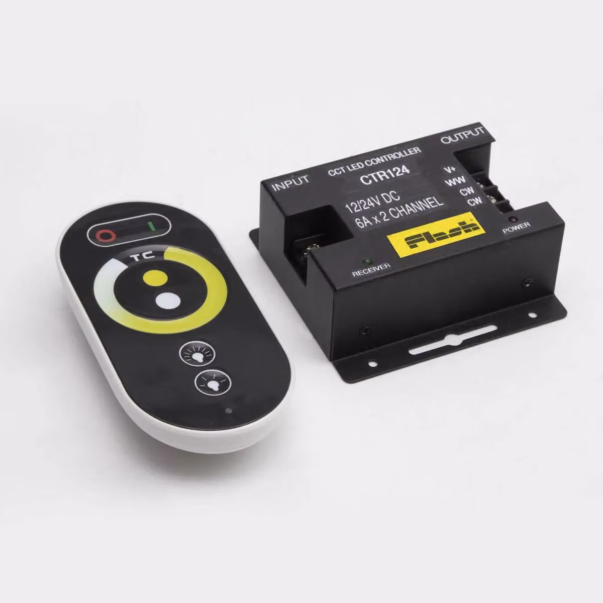 Controllore Arelux Per Regolazione Della Temperatura Colore (Cct) E Della Luminosità, 12/24V Dc, 12A, 144/288W
