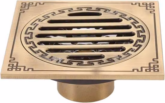 Copertura per bagno e WC con filtro anticapelli e griglia di scarico di grandi dimensioni, per balconi e cucine