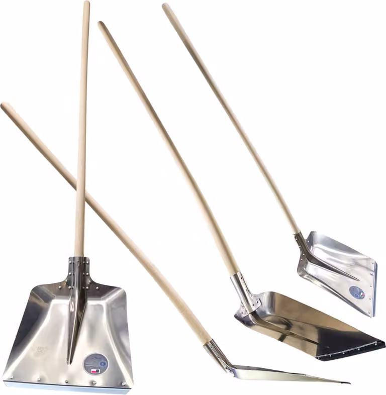 Pala per bordi ALU-PRO 38 x 38 cm misura 9 con manico in legno duro 130 cm Pala per neve Pala in alluminio Pala per foraggio Pala per stalle Pala per neve in alluminio Pala per neve Spazzaneve Pala per neve