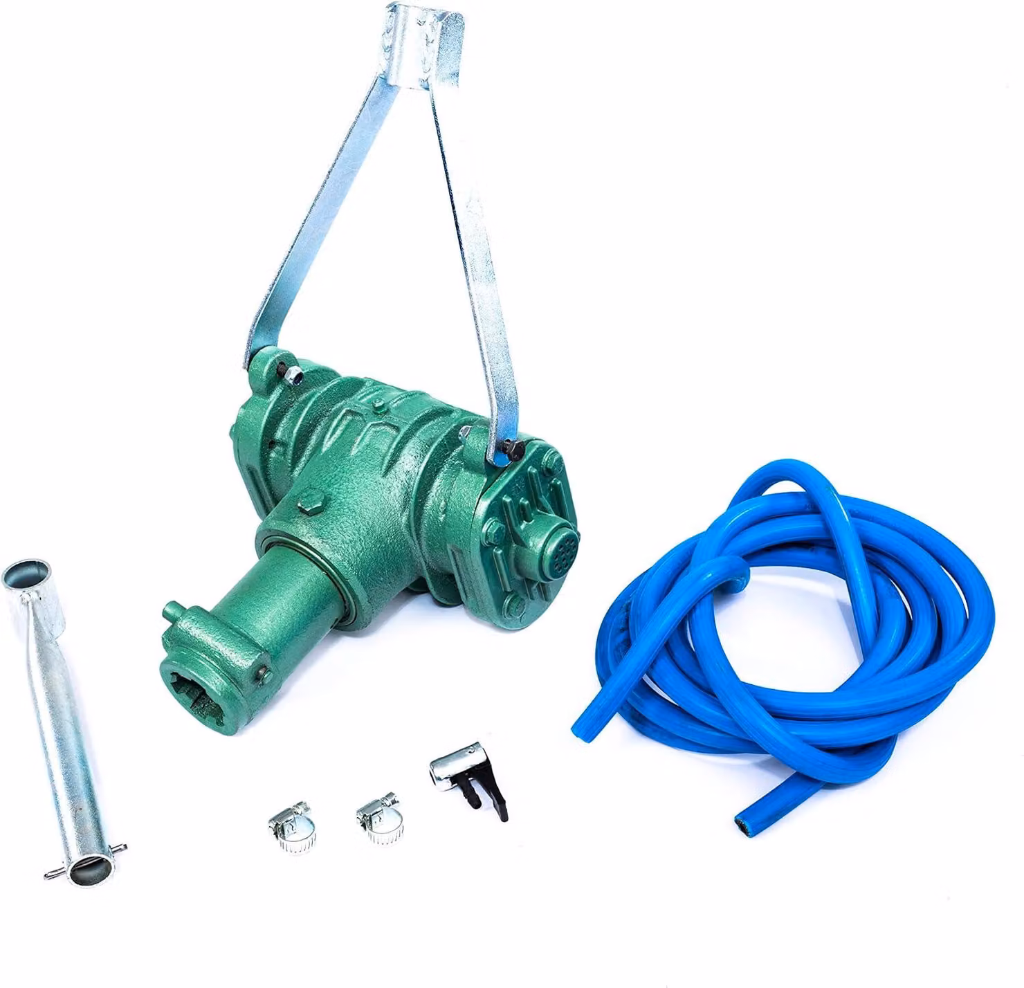 Compressore d'aria PTO a doppio cilindro, completo di tubo, per trattore, 12 V