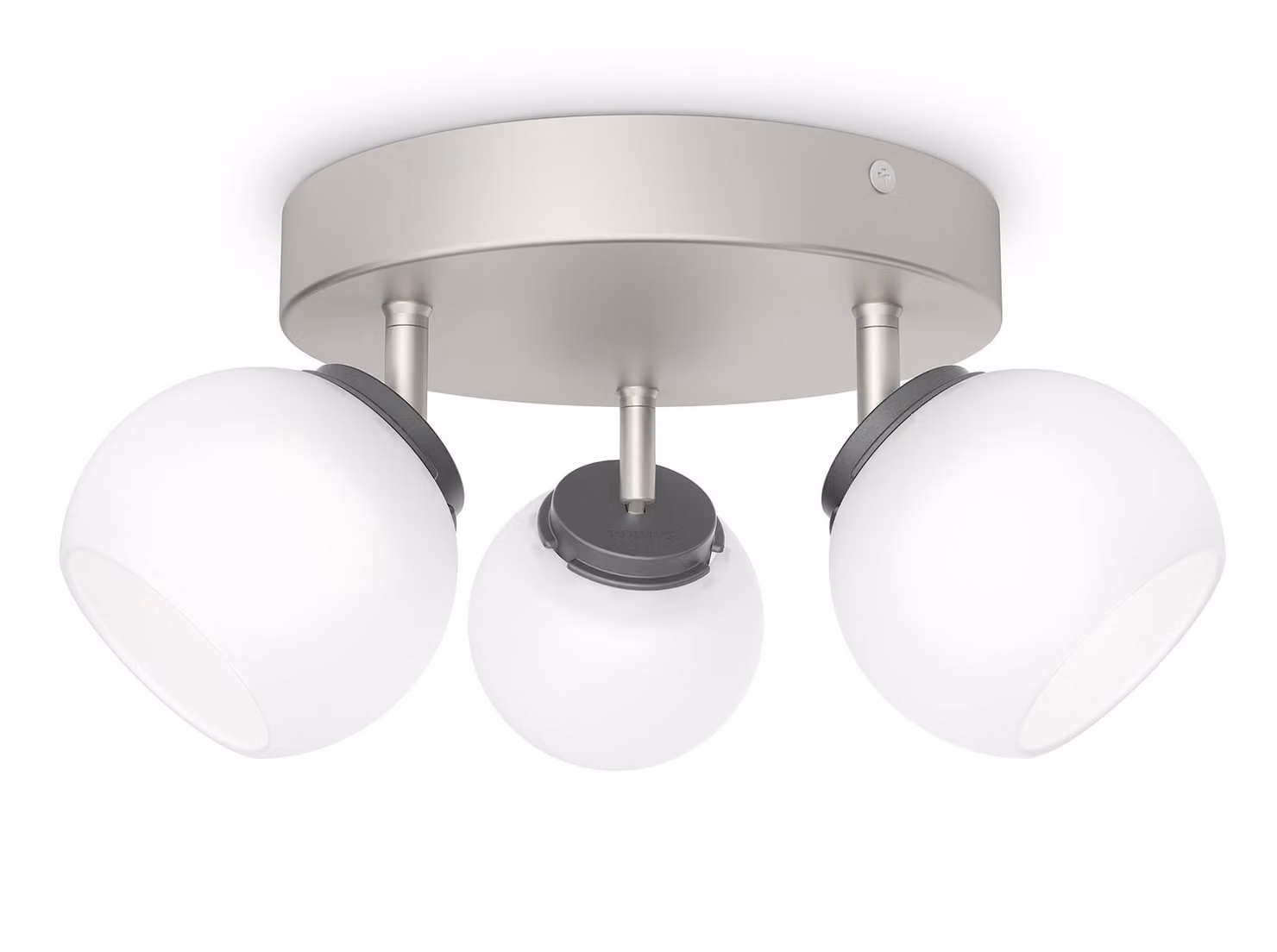 Lampada a soffitto LED Philips myLiving Balla, finitura cromata. Apparecchio di illuminazione a soffitto, lampadine non sostituibili, 3 lampadine, tecnologia LED, 12W, finitura cromata