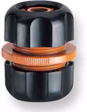 Raccordo di giunzione e riparatore per tubi da 1/2" Gardenlife, colore nero