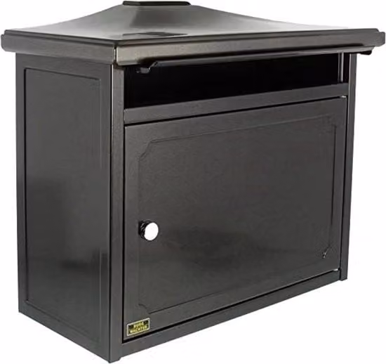 Cassa postale da incasso Burg-Wächter in acciaio nero L: 41 cm, P: 20,5 cm, H: 34,5 cm