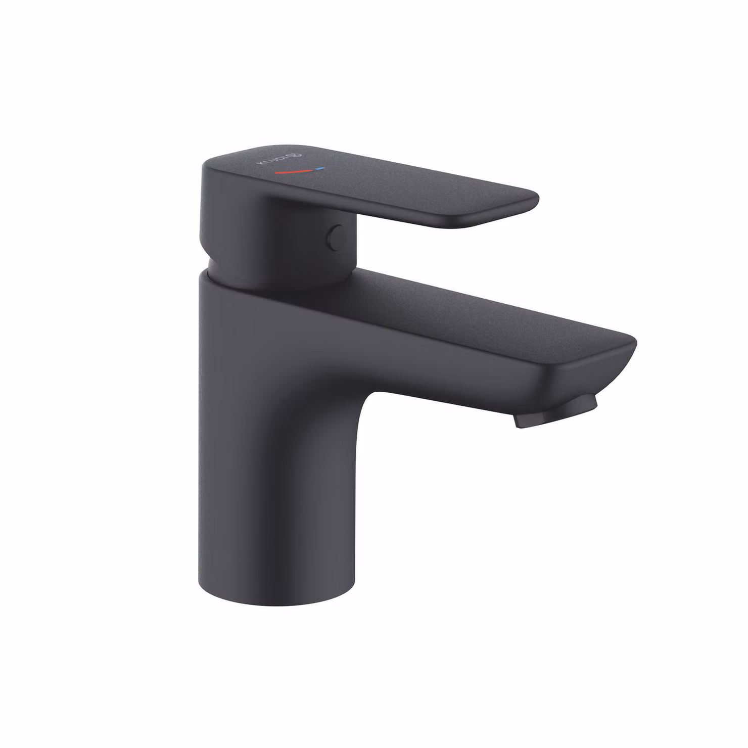 KLUDI PURE&STYLE Mitigeur monocommandé pour lavabo, hauteur de bec 75mm, sans garniture d'écoulement, EcoPlus, 403893975, 403893975