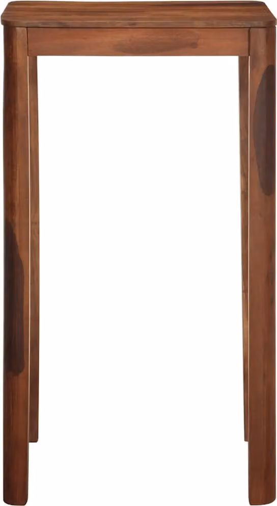 Tavolo da Bar 60x60x107 cm in Legno Massello di Acacia