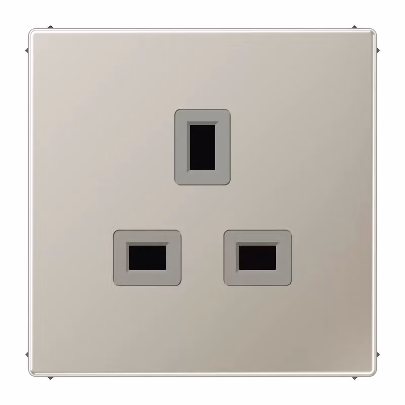 Presa Jung ES3521 13 A 250 V ~ in acciaio inossidabile