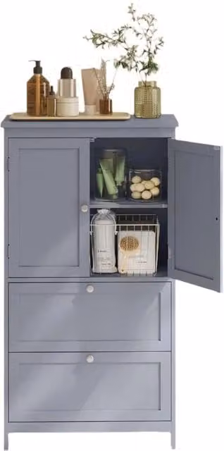 Cassettiera da bagno - cassettiera da cucina - contenitore di archiviazione - massima stabilità - 30 x 60 x 110 cm
