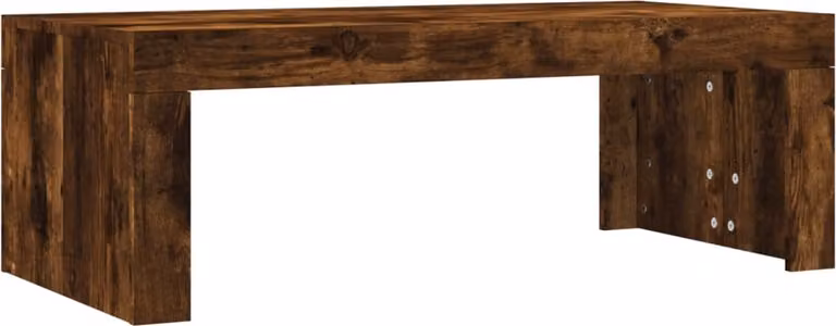 Tavolino da Salotto Rovere Fumo 102x50x36 cm Legno Multistrato