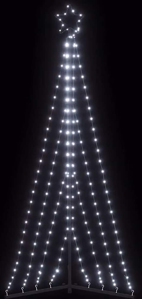 Maison Exclusive - Albero di Natale a LED 339 LED Bianco Freddo 182 cm