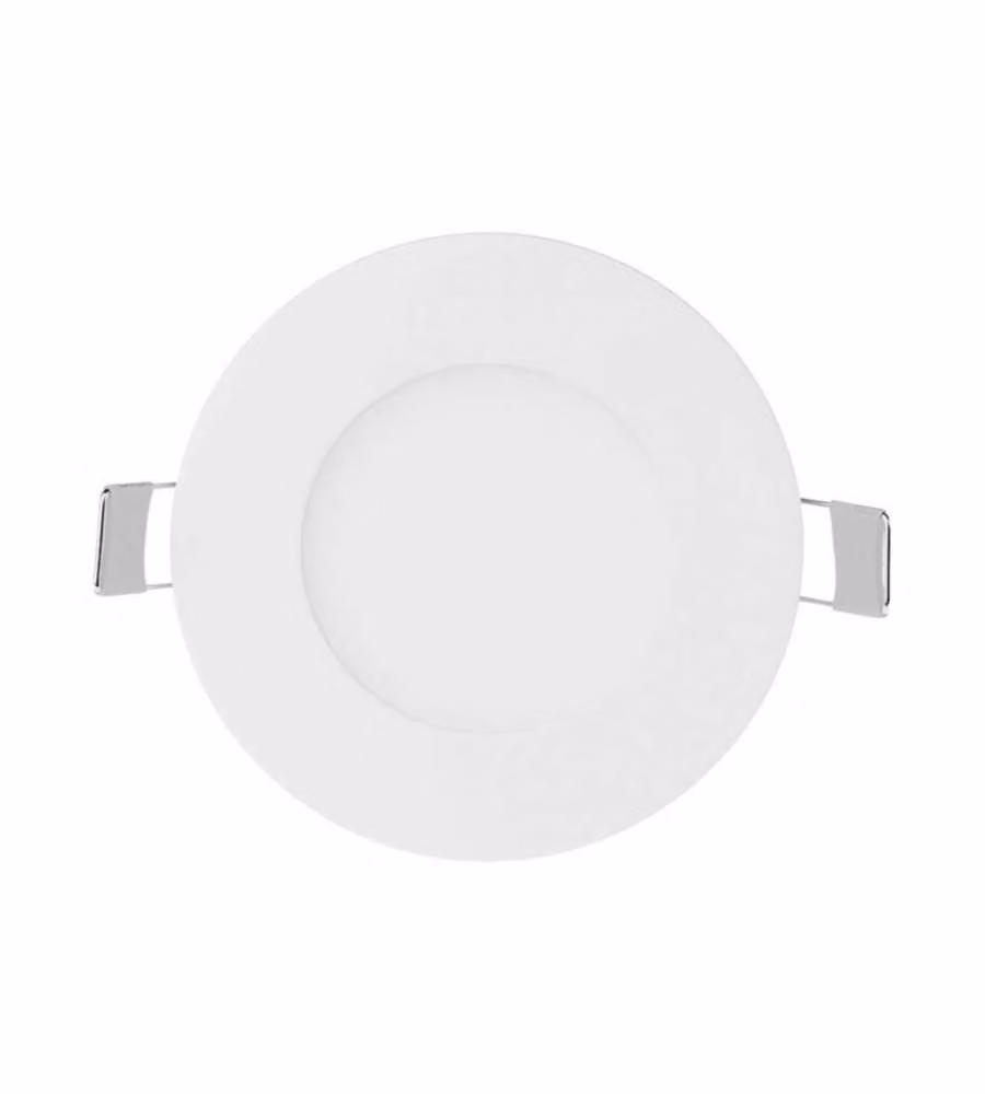 V-TAC Mini Pannello LED 3W Montaggio ad Incasso Rotondo Colore Bianco 4000K