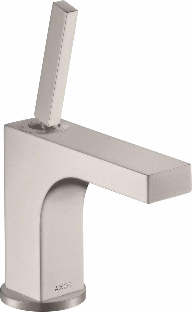 hansgrohe AXOR Citterio Mitigeur monocommande de lavabo 90, vidage escamotable, pour lave-mains, 39035800, 39035800