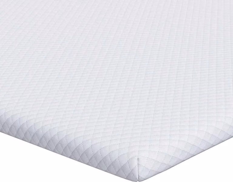 Topper in schiuma memory for Adulto Morbido 140 x 200 cm Bianco
