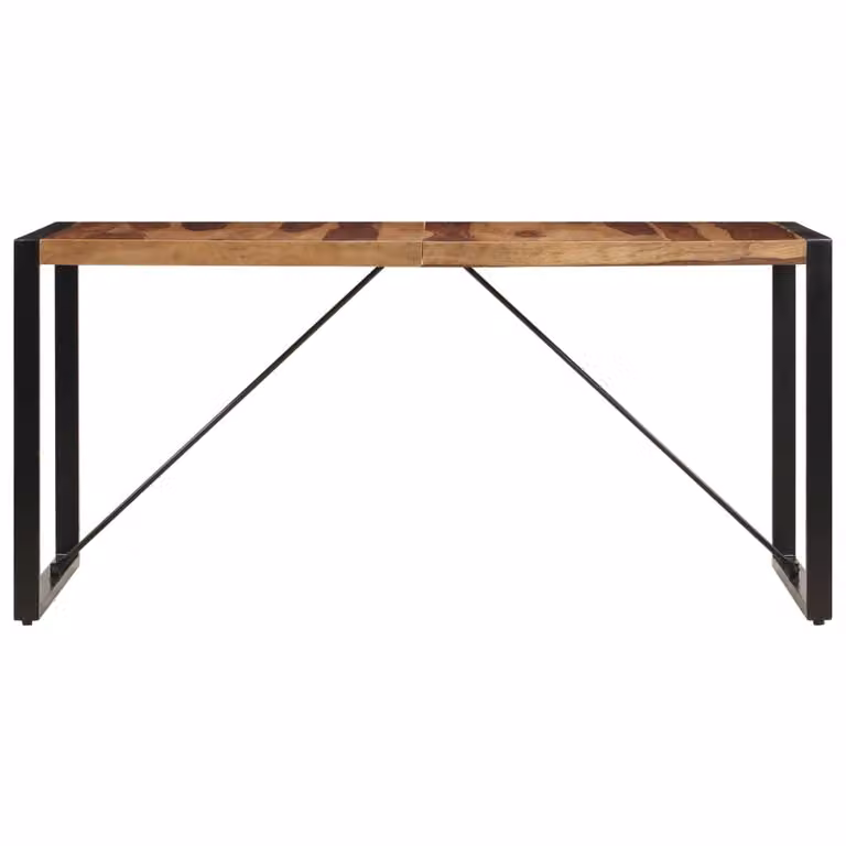 Tavolo da Pranzo 140x70x75 cm in Legno Massello di Acacia