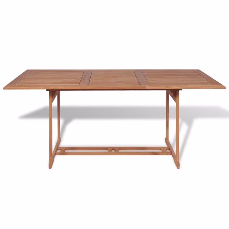 Tavolo da Giardino 180x90x75 cm in Massello di Teak