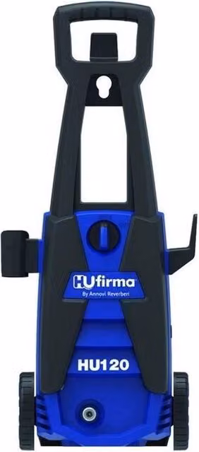 Idropulitrice ad acqua fredda HU-Firma HU-120 blu con kit schiumogeno, 1400 W, 120 bar e portata 390 L/h con funzione Total Stop – 1