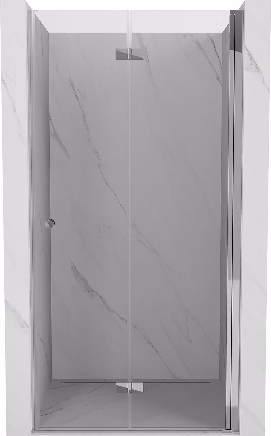 Mexen Mist-F porta doccia pieghevole destra 105 cm, trasparente, cromo - 8A6-105-000-01-00-P