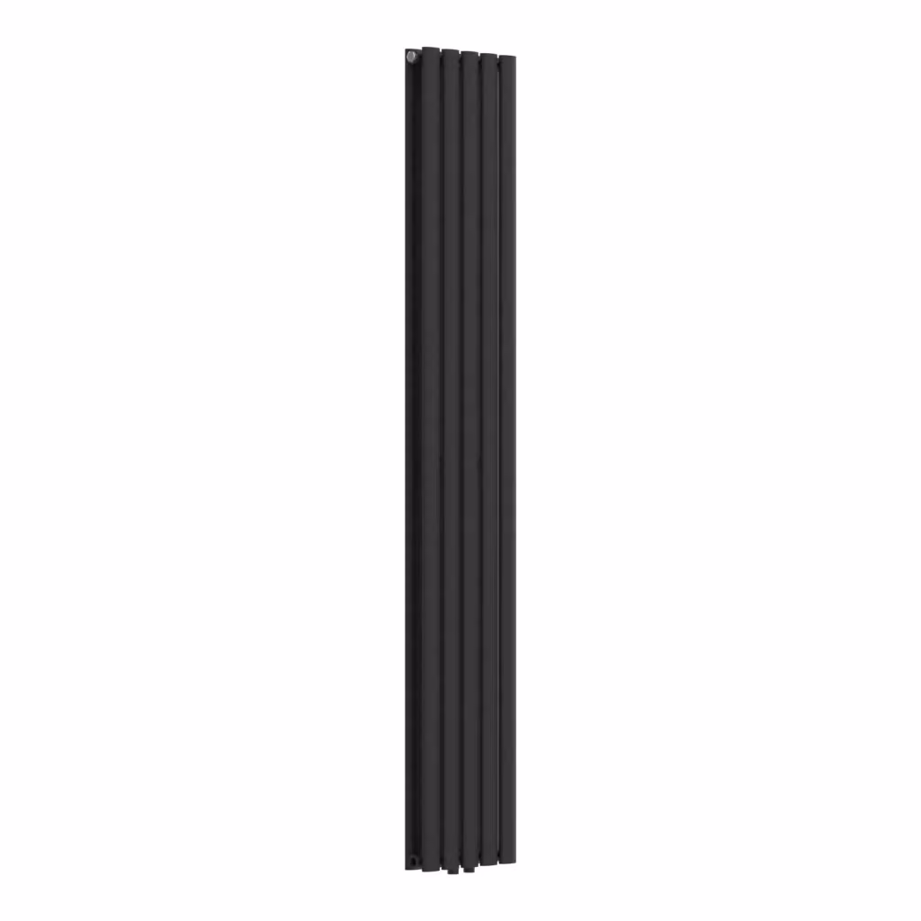 Termosifone ad acqua calda a doppio pannello con elementi tubolari neu.haus, Nero, H: 180 cm, L: 30 cm – 2