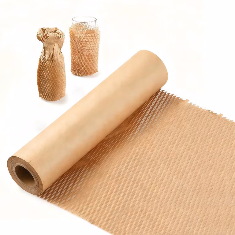 Carta kraft imbottita, 30 cm x 20 m, struttura a nido d'ape