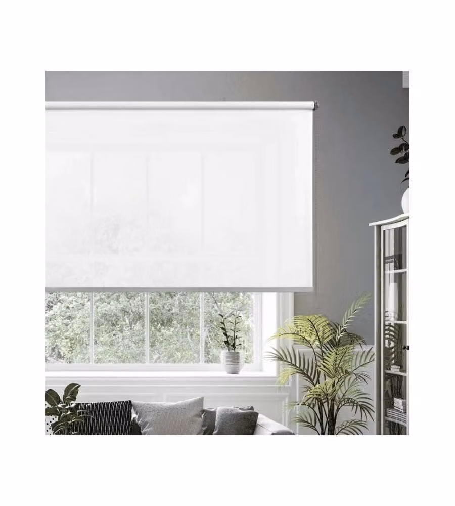 STOR PLANET Tenda a Rullo Filtrante Bianco 100x180 cm per Interni