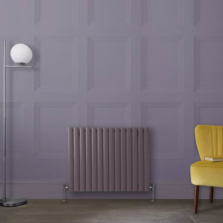 Radiatore di Design Orizzontale  Viola (Dahlia Purple) -  635mm x 826mm - Pannello Singolo  - Revive