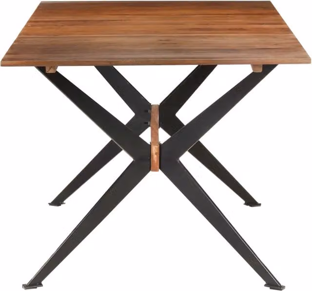 Tavolo da Pranzo 180x90x76 cm in Legno Massello di Mango 321689