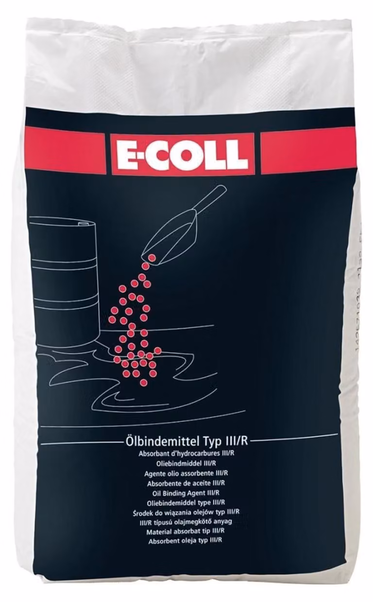 Legante d'olio, tipo III/R, sacco da 30 litri, grossolano E-COLL
