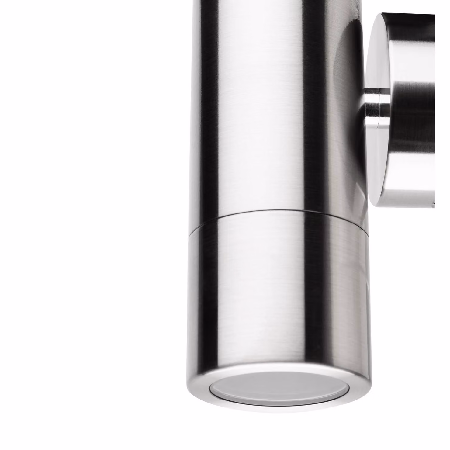 LCD Applique esterni 5121, up&downlight antisalsedine dimmerabile, Alluminio / Grigio / Zincato, Acciaio Inox, Moderno