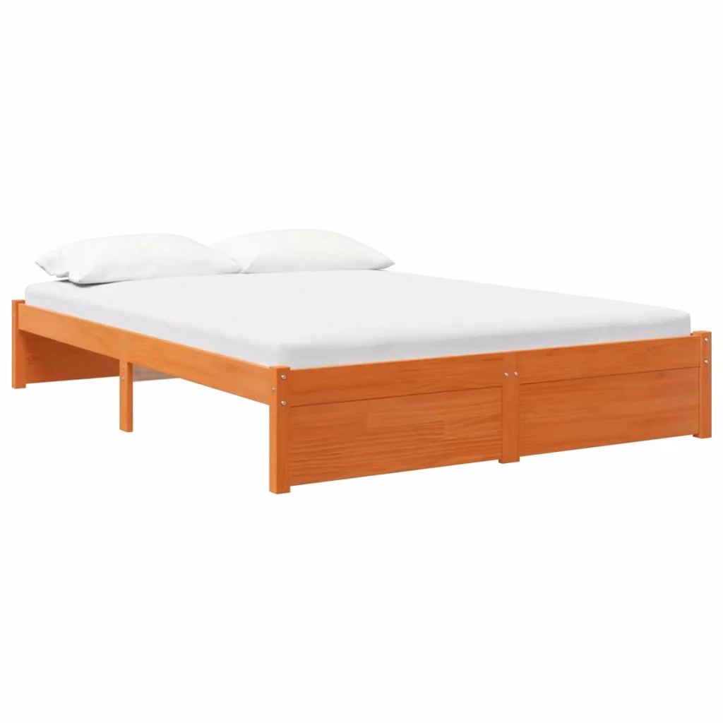Struttura del letto in pino massello marrone con cassetti vidaXL – 2