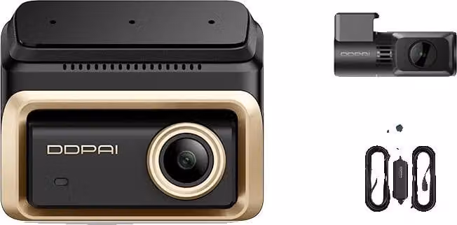 Dashcam, doppia telecamera 4K, GPS e monitoraggio parcheggio, 2 canali n Hw, nessuna scheda SD