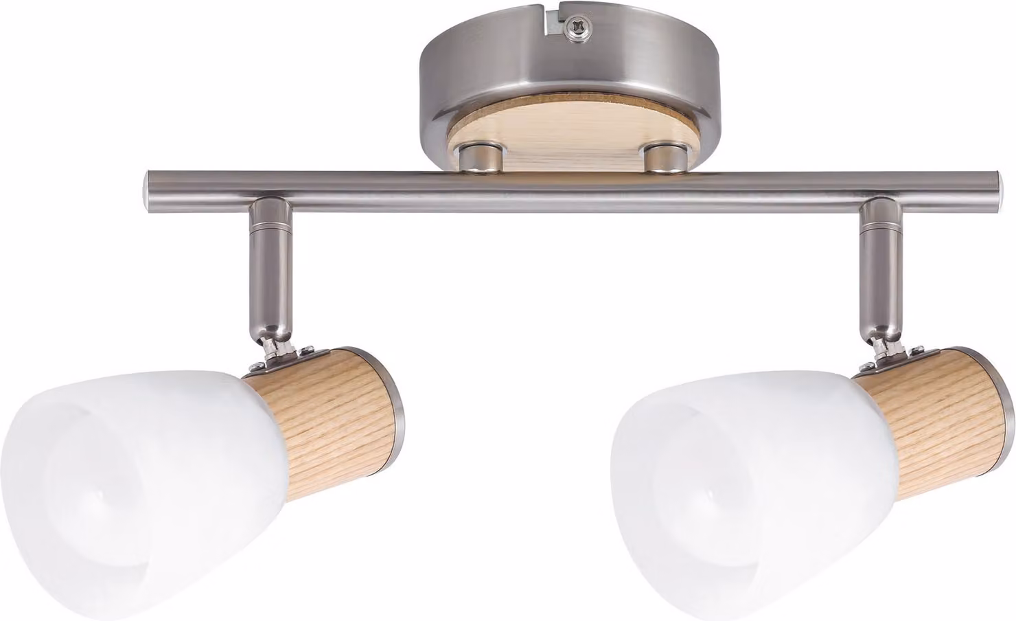 Faretto a parete e a soffitto cromo satinato / bianco E14 2x40W Gavin 6487 Rabalux