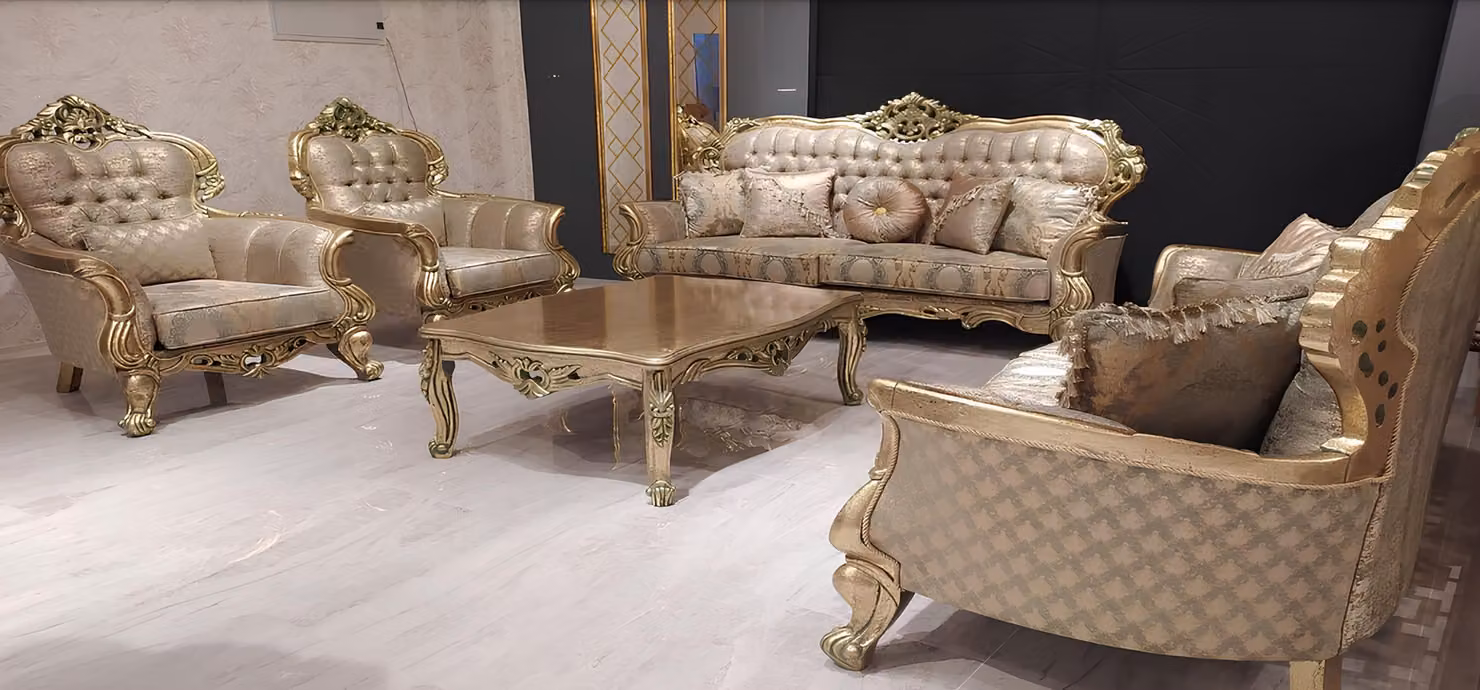 Set 5tlg Sofagarnitur 3+3+1+1 Sitzer Couchtisch Garnitur Sofa Stoff Sofas Couch