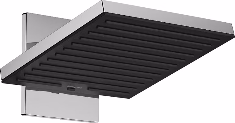 hansgrohe Pulsify E Pomme de douche 260, 2 types de jets, EcoSmart, avec raccordement mural, 24351000, 24351000
