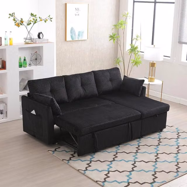 Divano letto multifunzione - Xylo - Modulare con contenitore, trasformabile