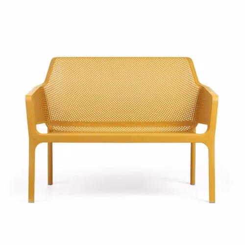 Divanetto per esterni Net Bench leggero e compatto in polipropilene fiberglas Nardi Outdoor