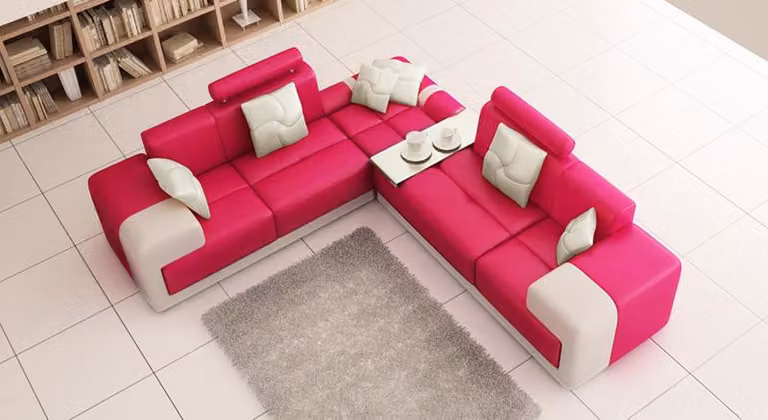 Eckcouch Eckgarnitur L-Form Sofa Garnitur Polster Couch Wohnlandschaft Ecksofa