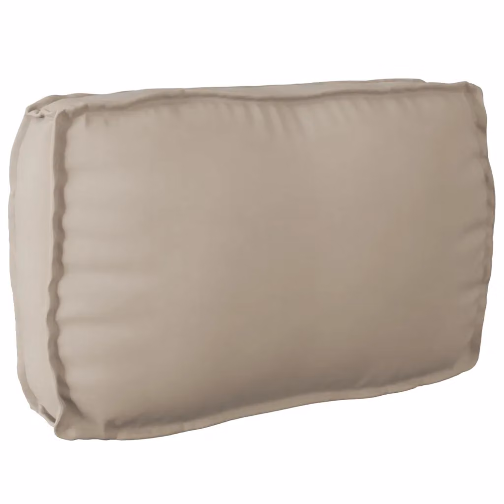 vidaXL Cuscino Tessuto Oxford Tortora 70 x 40 x 12 cm