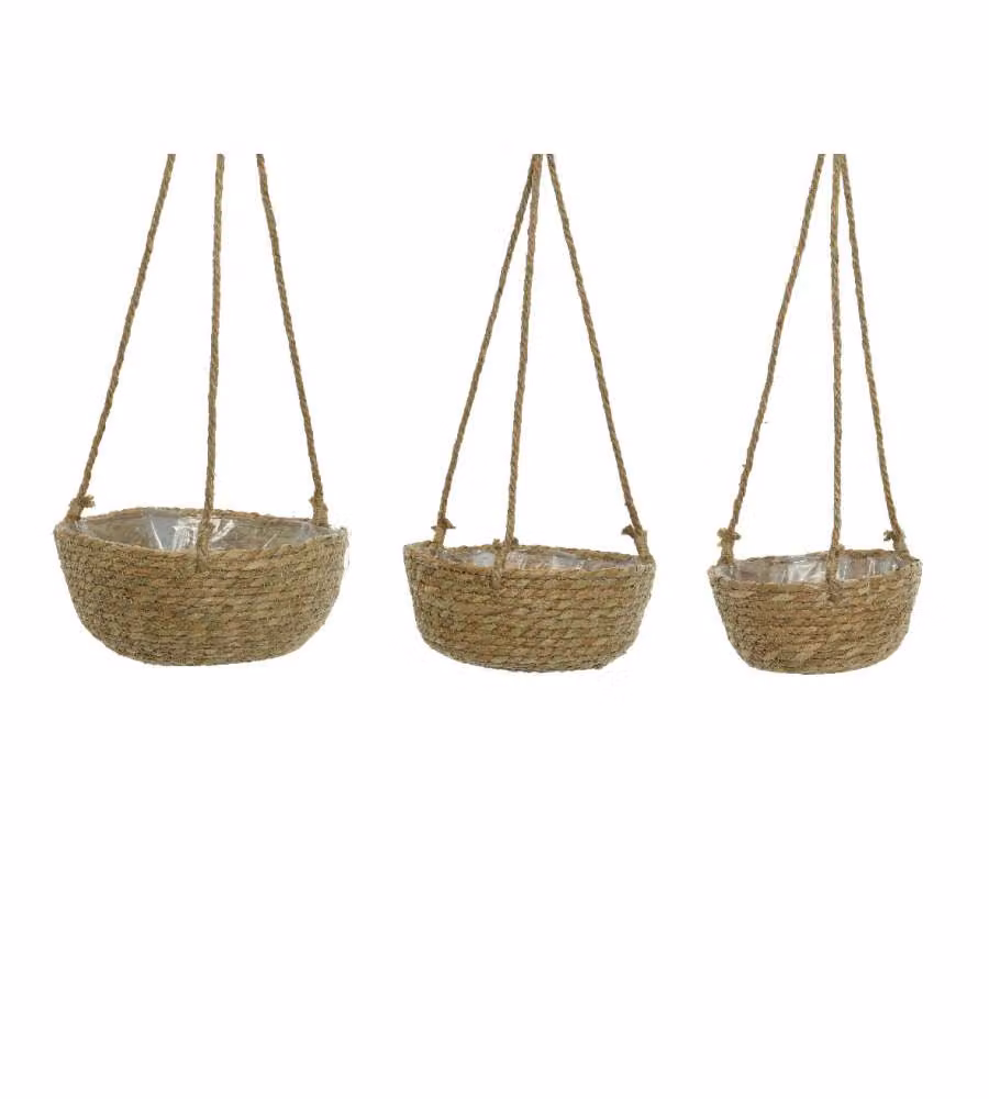 Cesta da appendere 25x12 naturale