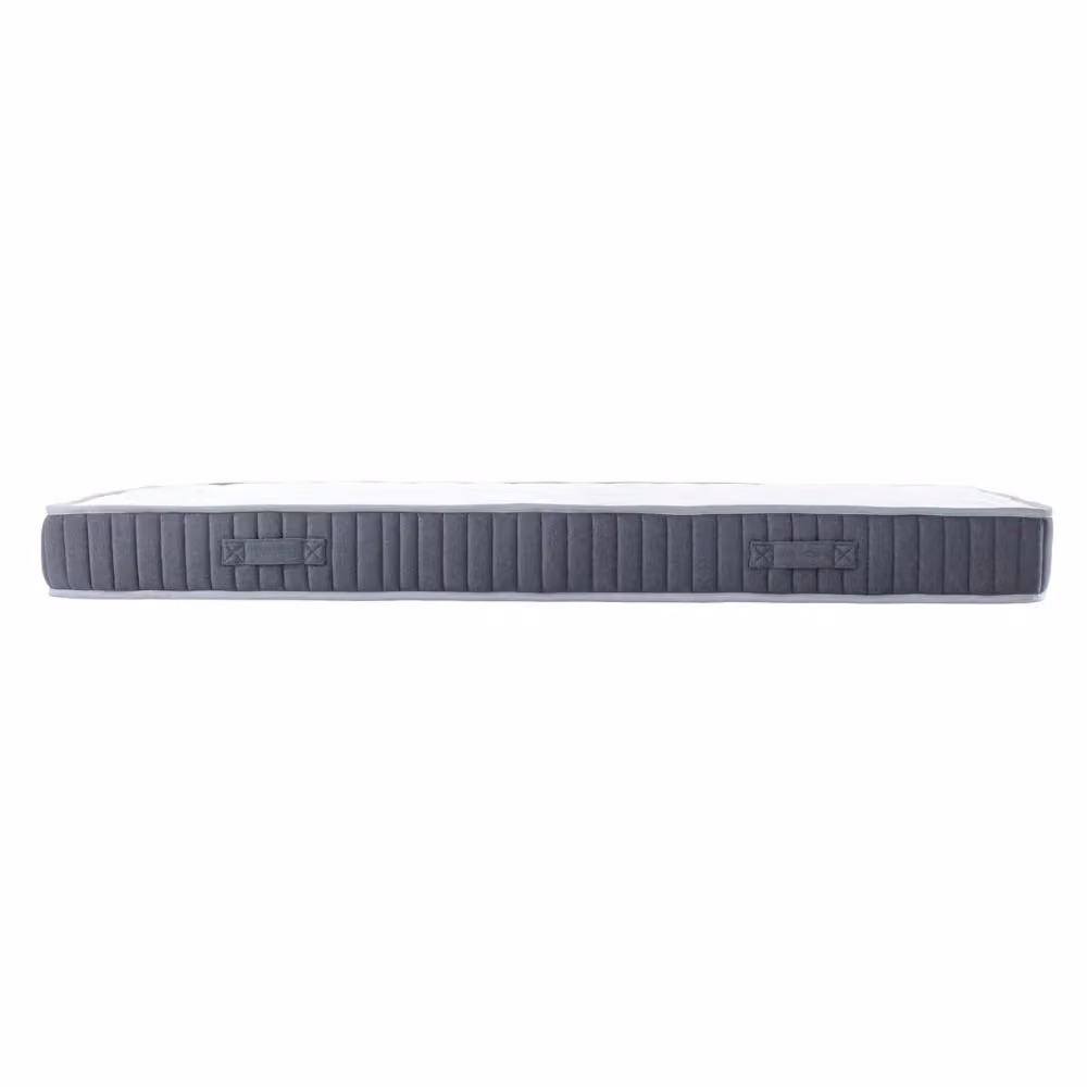 Materasso Hybrid Effezeta Italia Silver Grigio con Tessuto Antibatterico e Copertura Rimovibile L: 150 cm, P: 200 cm, H: 16 cm – 2