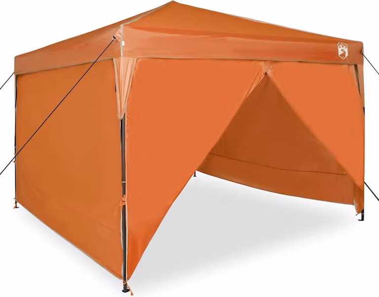 Tenda Gazebo Arancione 290 x 290 x 251 cm Tessuto