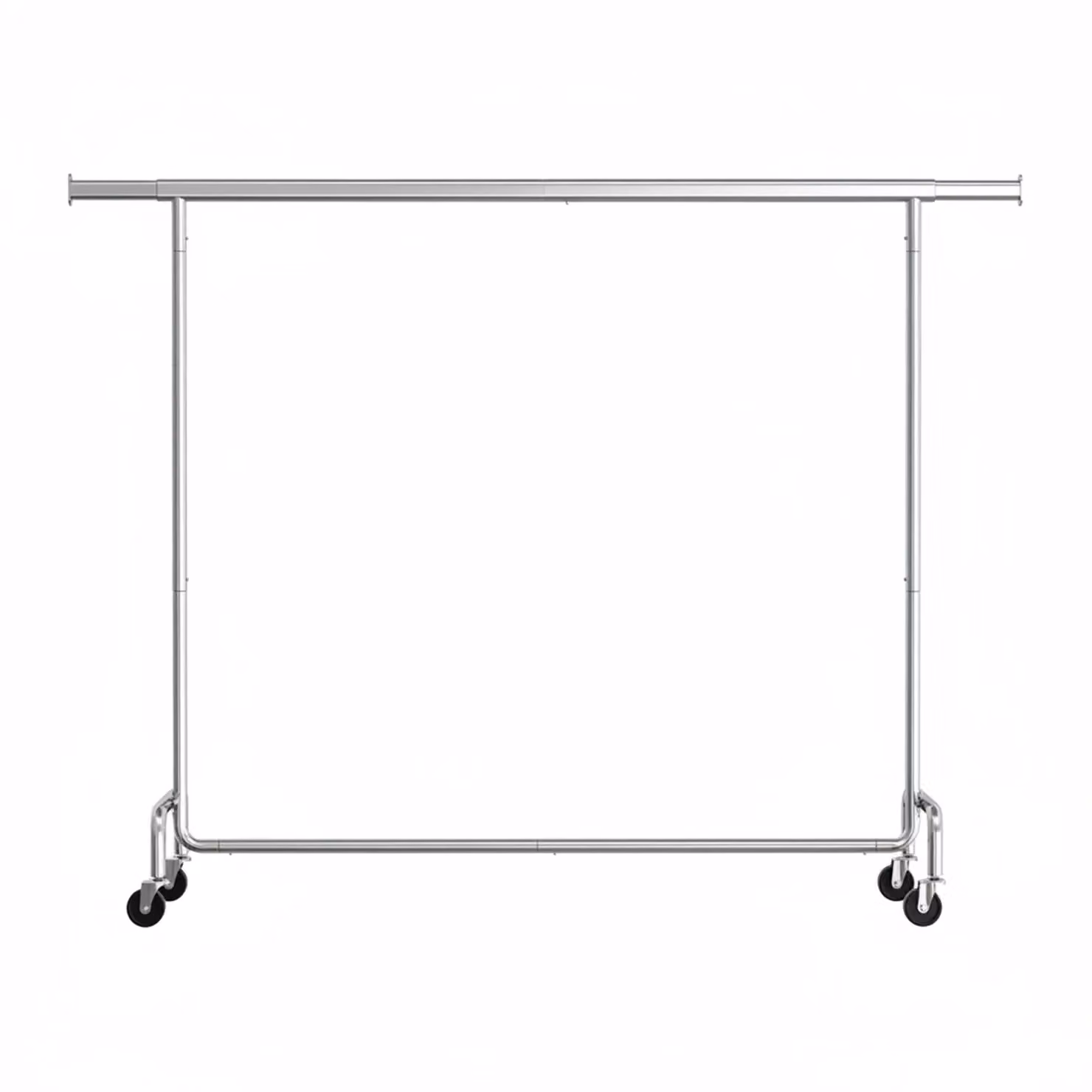 SONGMICS Appendiabiti con Barra Resistente | SONGMICS HOME, Argento / (160-200)l cm