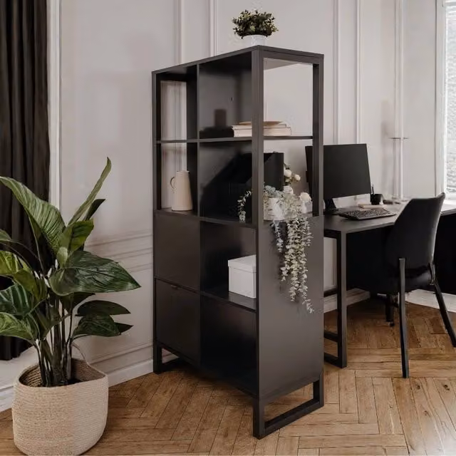 Libreria bifacciale Sumatra20A colore antracite