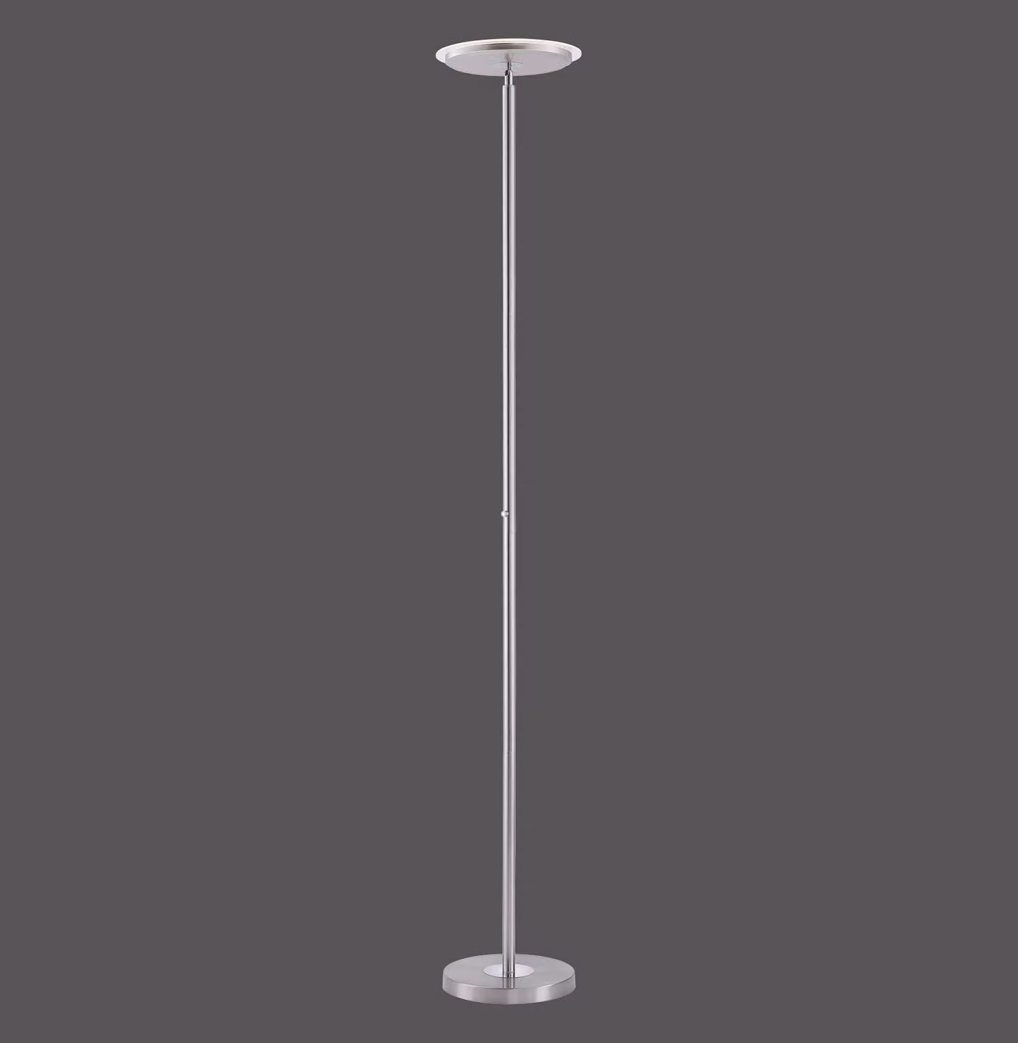 Lampada da terra a LED Hans nera con touch dimmer 181 cm