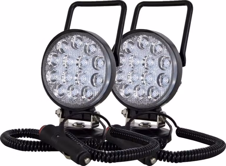 Luce da lavoro, fascio combinato, alta luminosità, 2 x 42W proiettore