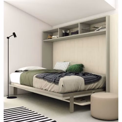 Letto una piazza e mezza a scomparsa orizzontale Colombini Casa Click