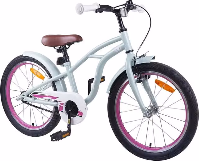 Bicicletta per bambini da 22 pollici DESIGN IN verde con componenti in metallo e gomma