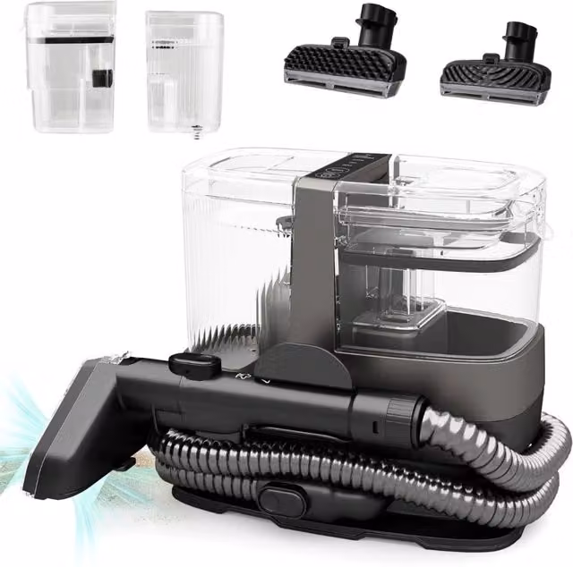 Pulitore portatile a vapore Design Mania da 1800W con funzione sterilizzazione e acqua calda, colore nero – 1